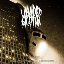 Freight Train falls from a Skyscraper